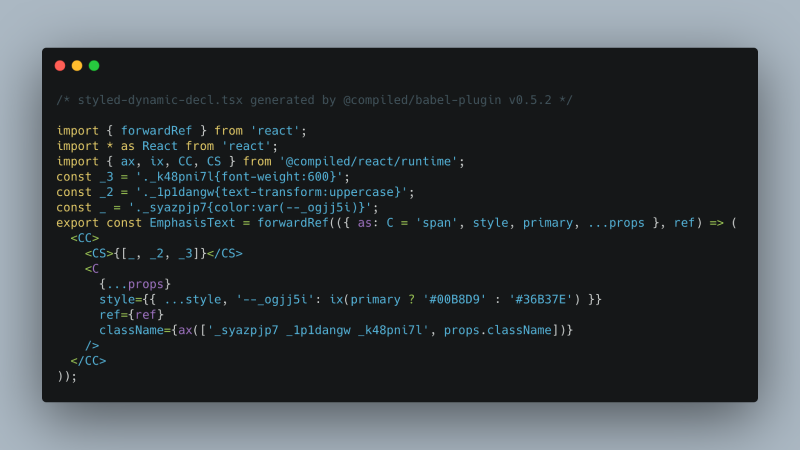 Quickreviews: Compiled CSS-in-JS